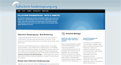 Desktop Screenshot of fallschirm-tandemsprung.org