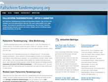 Tablet Screenshot of fallschirm-tandemsprung.org